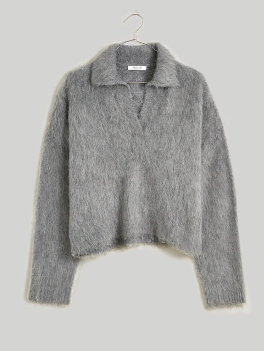 Madewell Brushed Polo Sweater